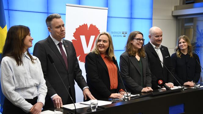 Vänsterpartiets arbetsgrupp inför eventuella regeringsförhandlingar. 