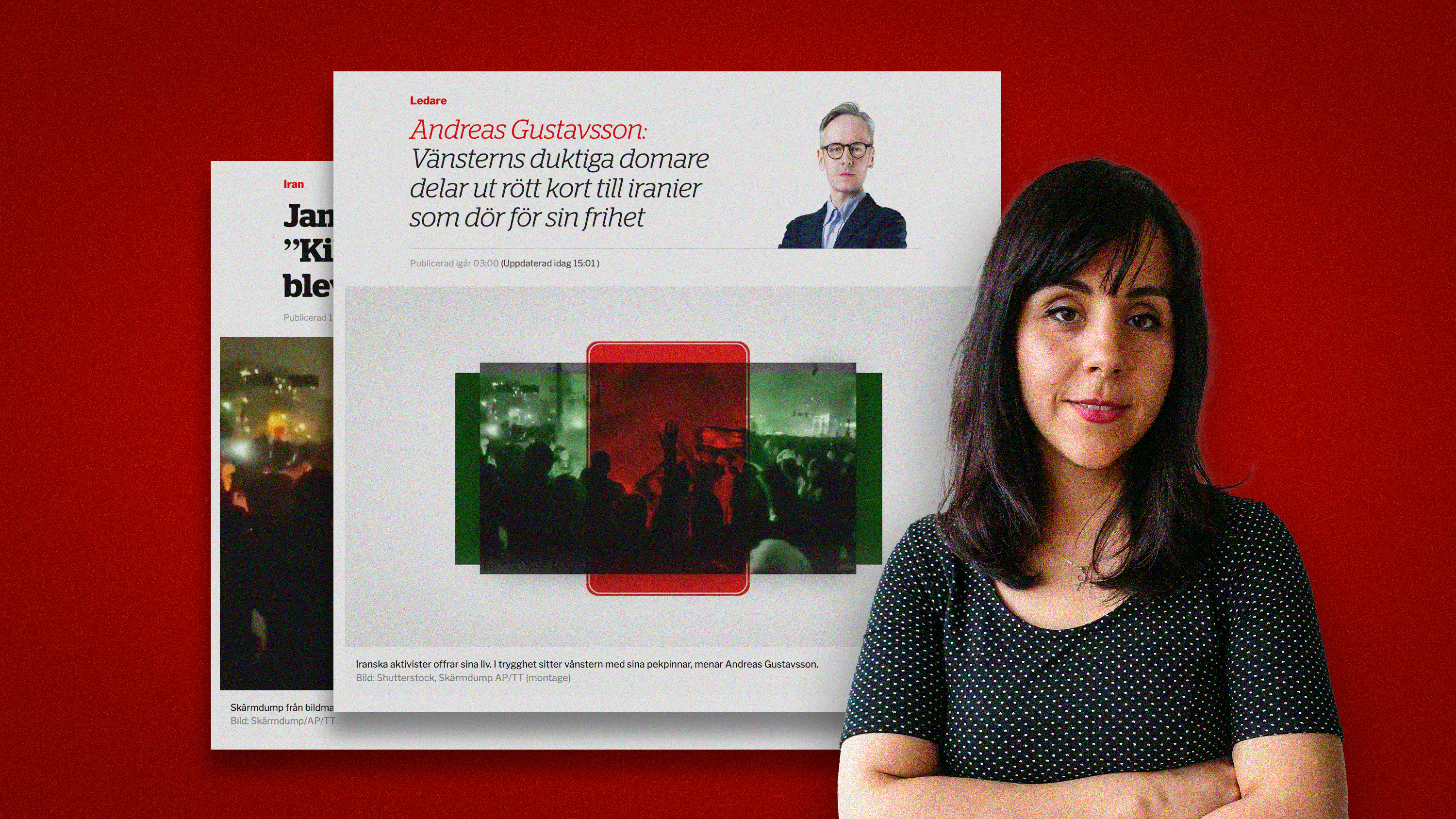”Att motsätta sig Shahens återkomst och imperialistiska bombningar samtidigt som man är emot den nuvarande regimen, är en inställning som är väl förankrad bland iranier”, skriver Roya Hakimnia.