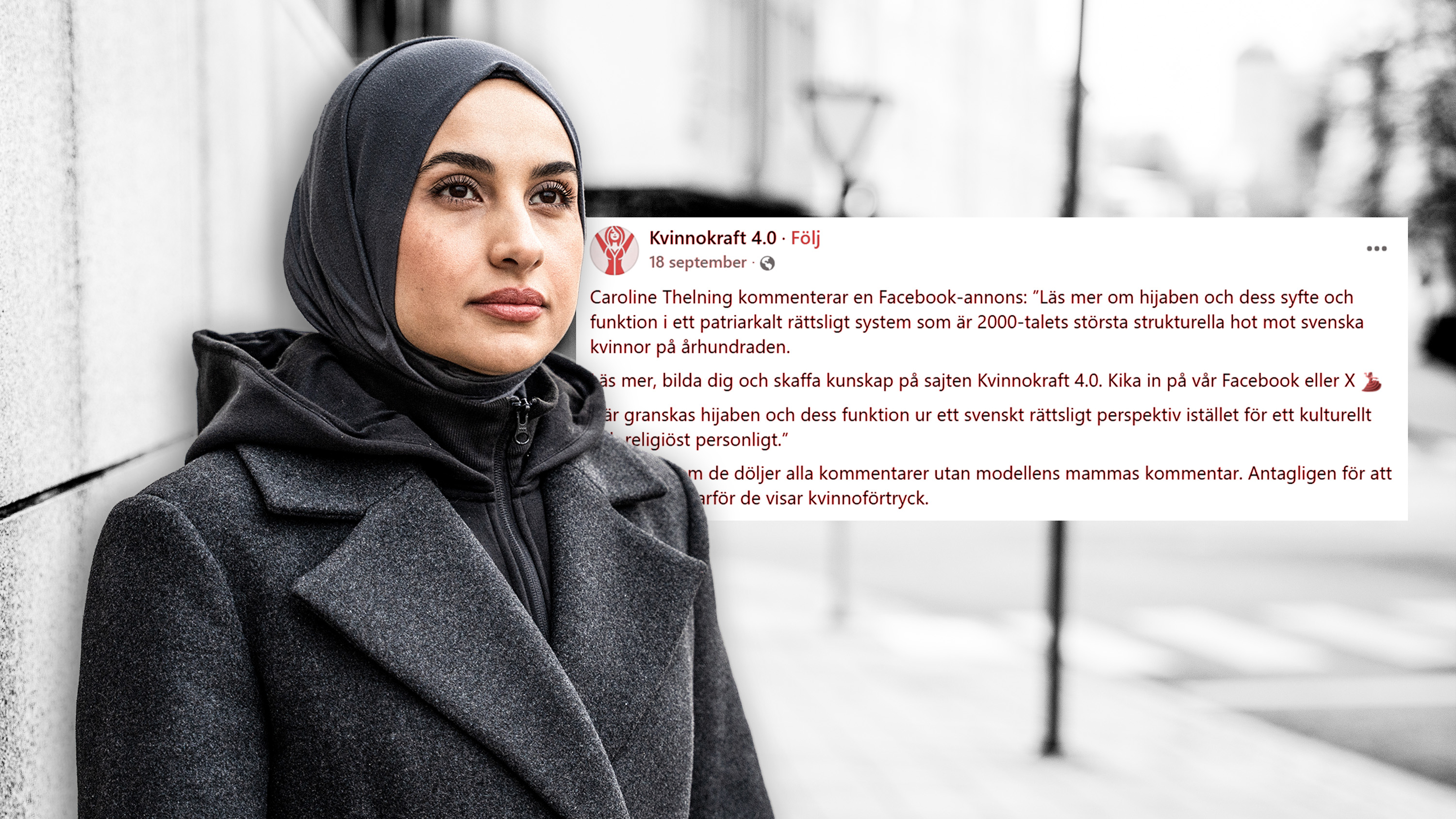 Kallar sig Kvinnokraft 4.0 • Larmar om förtryck och sharia • Drevar på sociala medier, mejl och samtal • Professorn: ”Islamofobisk påverkanskampanj”