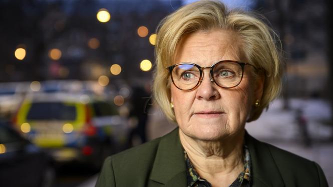 Rikspolischefen Petra Lundh.