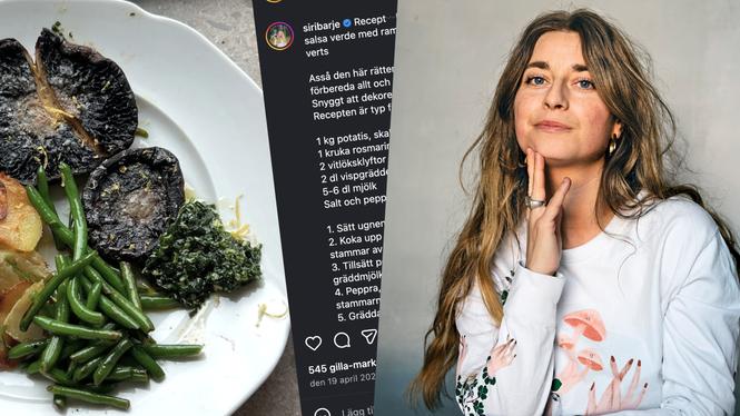 Siri Barje: ”Det jag älskar med grönsaker är att det är så lätt”.