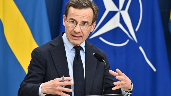 Statsminister Ulf Kristersson (M).