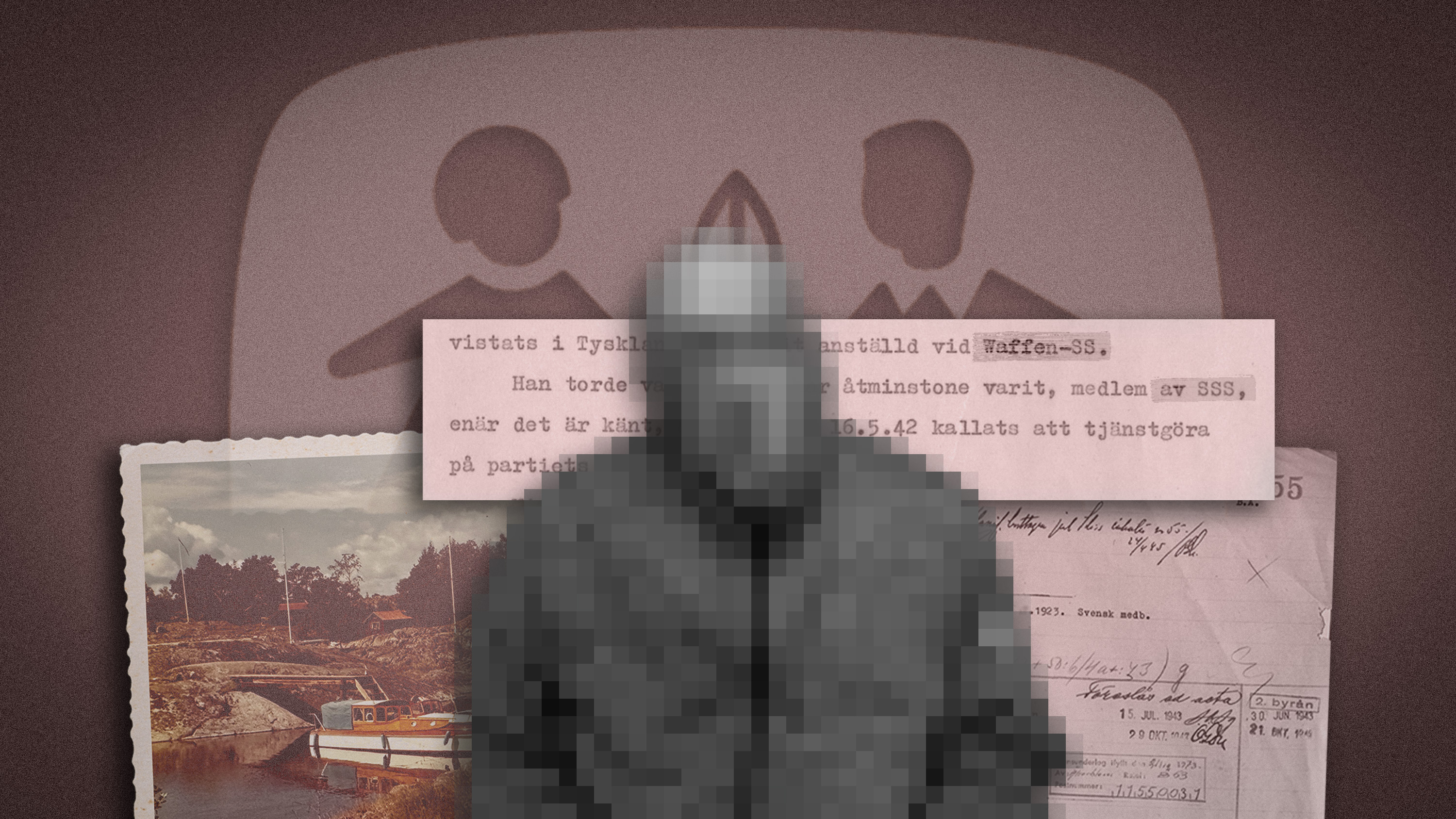 De uppvaktade honom på äldreboendet • Högsta chefen gick på begravningen och lämnade blommor • Nu har SOS Barnbyar stiftelse i hans namn – men den nazistiska bakgrunden tystas ner.