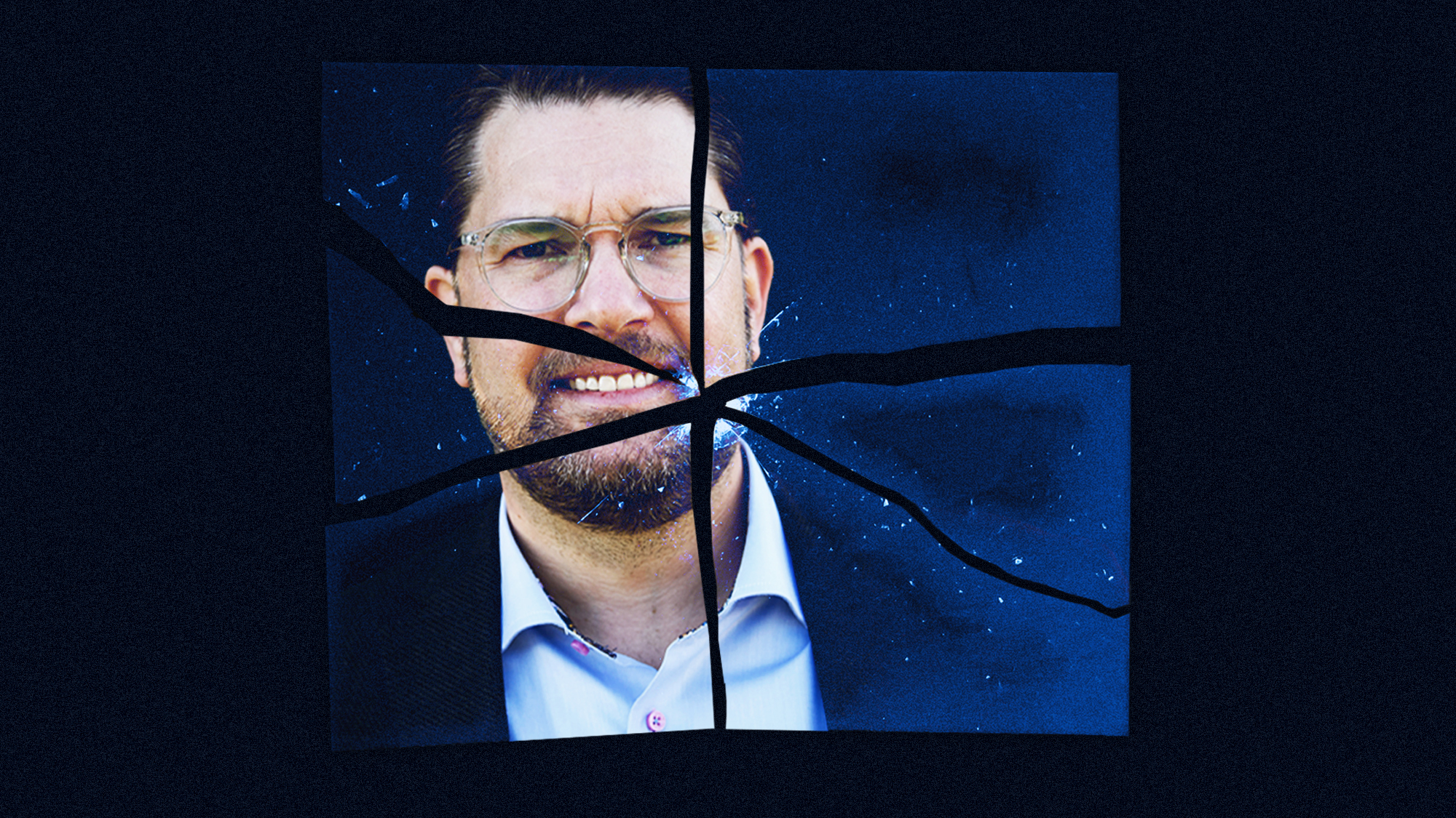 Sverigedemokraternas partiledare Jimmie Åkesson har haft en skrämmande mardröm. Eller?