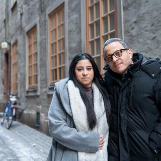 Jomanda och hennes pappa Mahdi Gad.