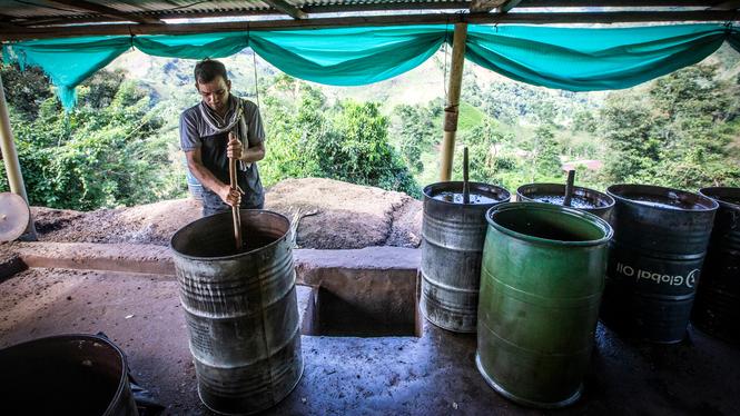 Det otillgängliga och majestätiskt bergiga Catatumbo i Anderna är scen för kokainkrig mellan rivaliserande gerillor. Härifrån smugglas kokainet till Venezuela.