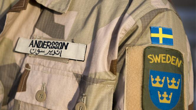 Svensk soldat. Arkivbild.