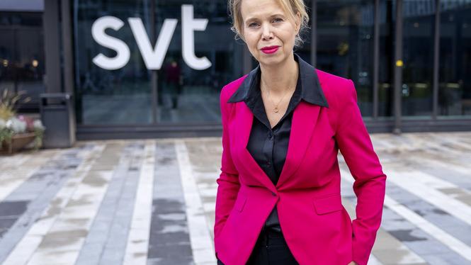 SVT:s vd Anne Lagercrantz varslar om stora besparingar.