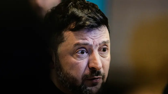 Ukrainas president Volodymyr Zelenskyj under Världsekonomiskt forum i Davos tidigare i januari. 