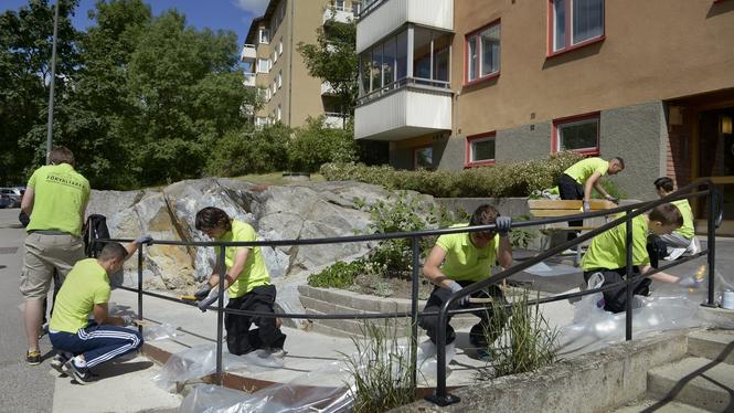 I Stockholm har man satsat på att sätta ungdomar på glid i sommarjobb. Bilden är en tidigare arkvivbild och har inte med Stockholmsprojektet att göra.  