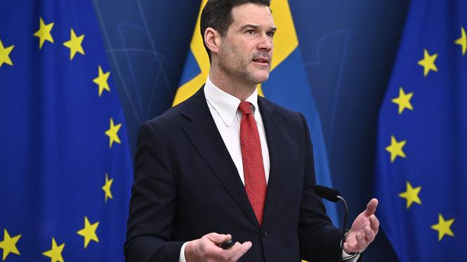 Migrationsminister Johan Forssell (M).