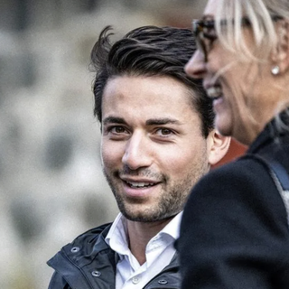 Nick Alinia, här tillsammans med SD:s Jessica Stegrud.