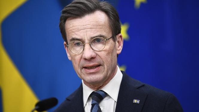 Statsminister Ulf Kristersson (M).