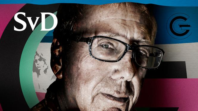 Omslaget till SvD:s podcast Blendas nya dokumentärserie ”Staffans Hildebrands nya liv”