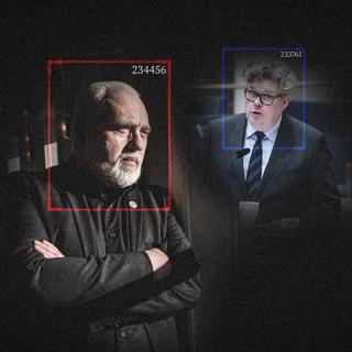 Gliringar och pajkastningar fyllde den 20 minuter långa debatten mellan Socialdemokraternas Petter Löberg och justitieminister Gunnar Strömmer.