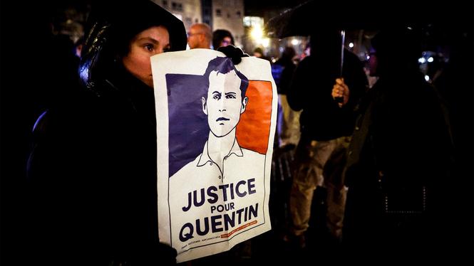 Studenten Quentin Deranque