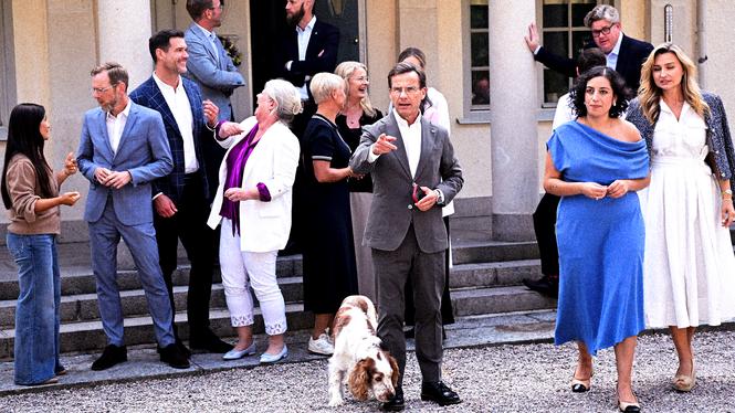 Regeringen på Harpsund i augusti, 2025.