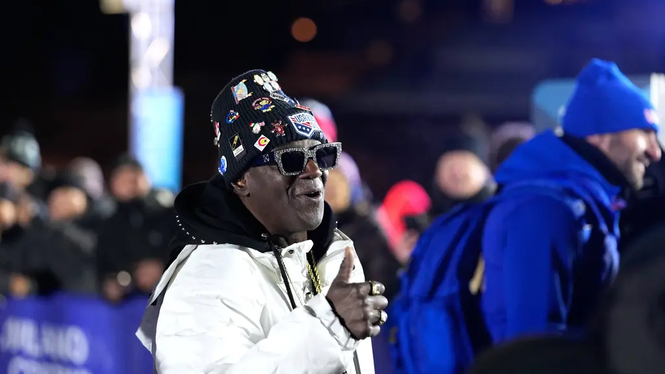 Artisten Flavor Flav under vinter-OS i Milano.