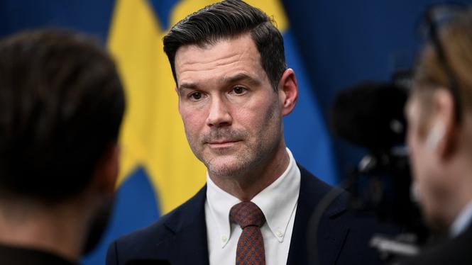 Migrationsminister Johan Forssell (M).