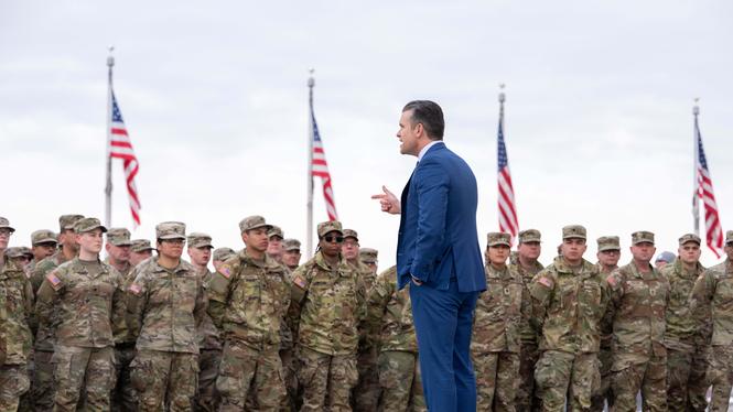USA:s försvarsminister Pete Hegseth.