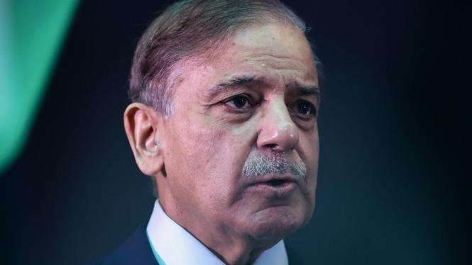 Pakistans premiärminister Shehbaz Sharif. Arkivbild.