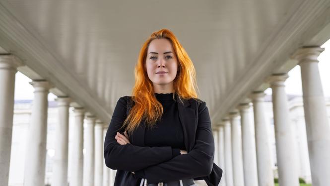 Wanja Kaufman, ordförande för Miljöpartiet utland.