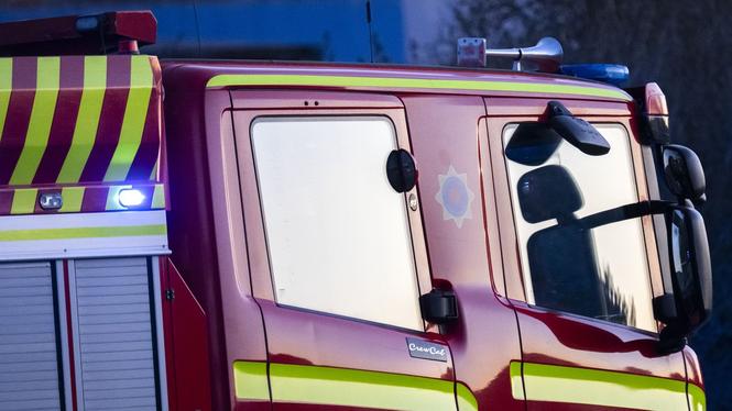 72 personer ska enligt räddningstjänsten vara inrymda på grund av en brand i Renströmsgruvan i Boliden. Arkivbild. 