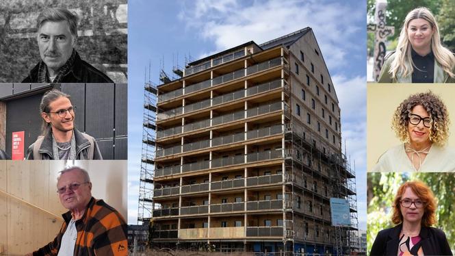 Möt arkitekter, byggare och energiexperter när ETC Bygg inviger sitt uppmärksammade höghus av trä och halm i Malmö.