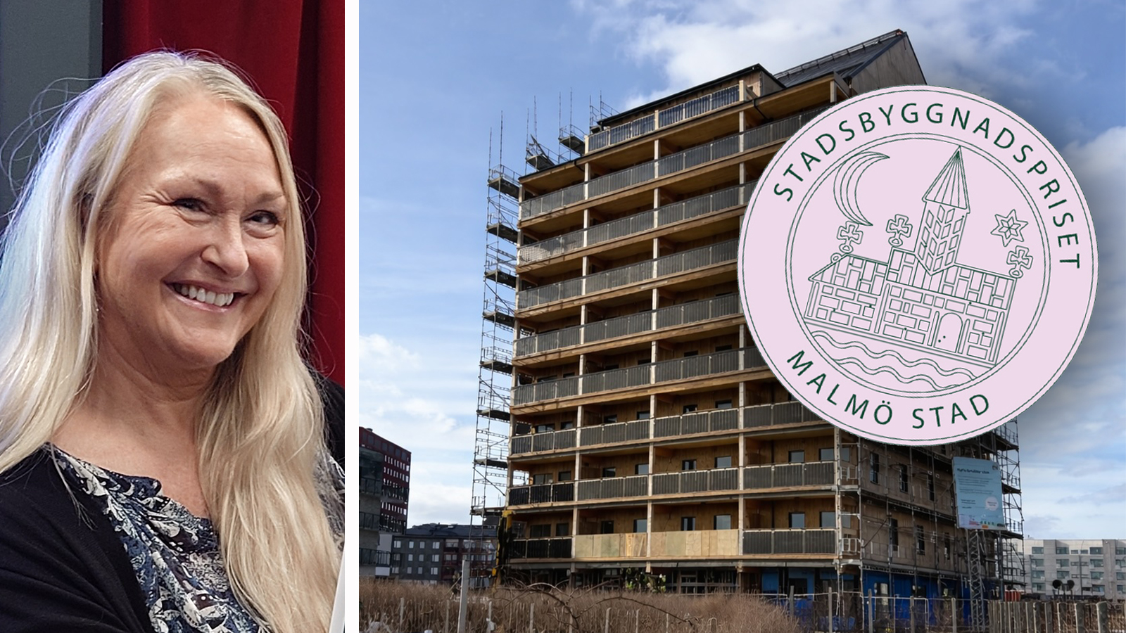 ”Vi är glada över nomineringen” säger Annelie Norell från ETC Bygg.