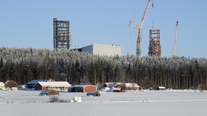 Det gröna stålprojektet Stegra. Bygget av stålverket i Norra Svartbyn, Boden.