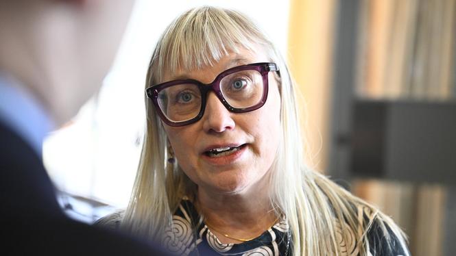 Malin Sjöberg Högrell, ordförande Liberala kvinnor, samt regionråd i Uppsala. 