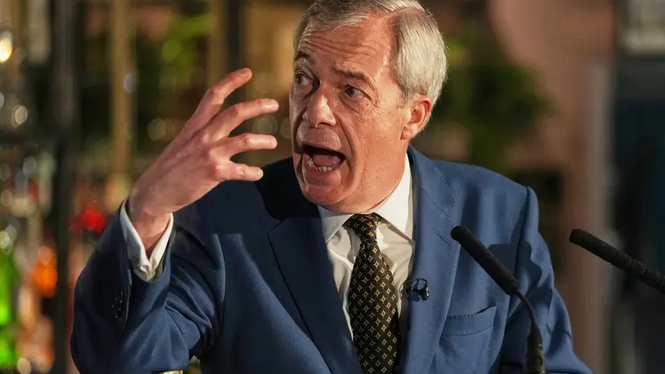 Nigel Farage är partiledare för brittiska Reform UK. 