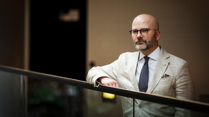 Sverigedemokraternas Charlie Weimers i Europaparlamentet.