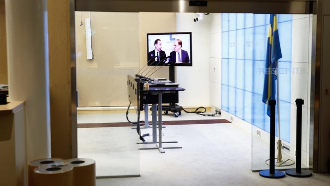 Teknikstrul var temat för Liberalernas digitala landsmöte.