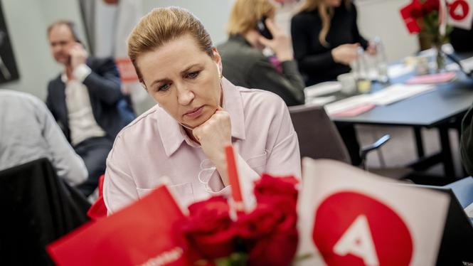 Socialdemokratenas partiledare Mette Frederiksen.