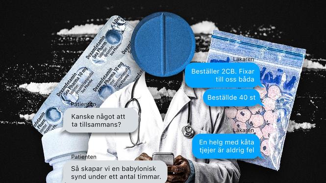 Chattar avslöjar: Planerar fester med patient och ”kåta tjejer”.