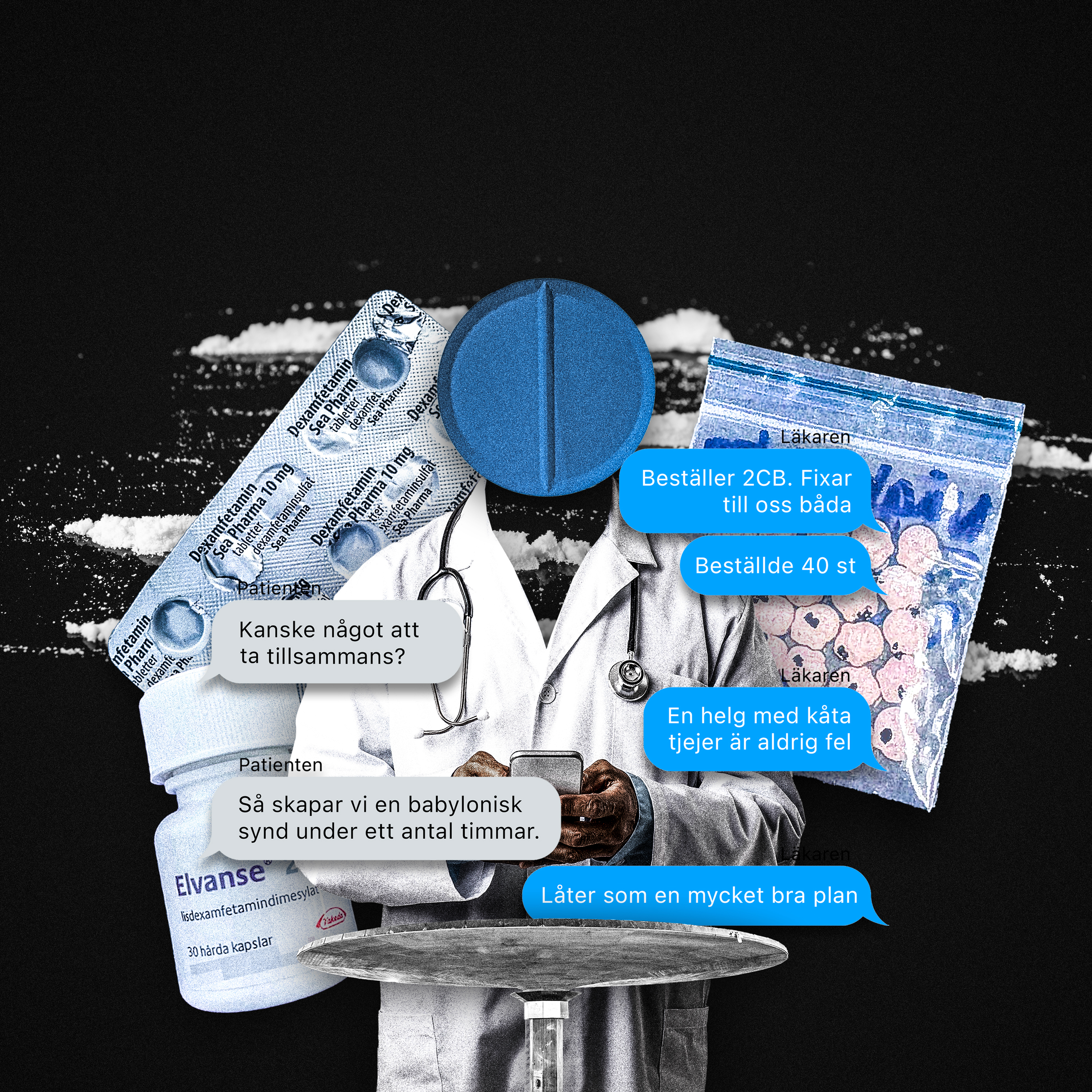 Chattar avslöjar: Planerar fester med patient och ”kåta tjejer”.