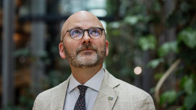 Sverigedemokraternas Charlie Weimers har förhandlat den nya utvisningslagen.