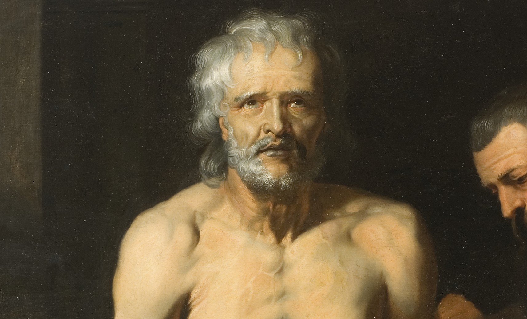 ”Senecas död”, målning av Peter Paul Rubens 1612–1613 (detalj).