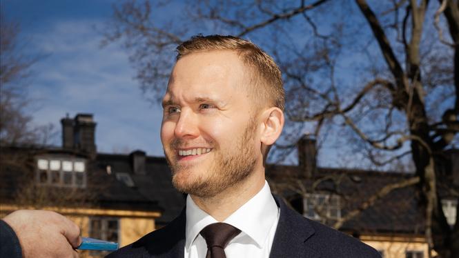 Henrik Vinge (SD), vice partiordförande. 