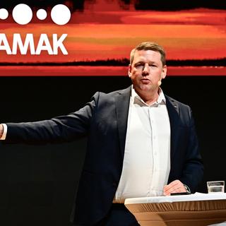 Socialdemokraternas partisekreterare Tobias Baudin.