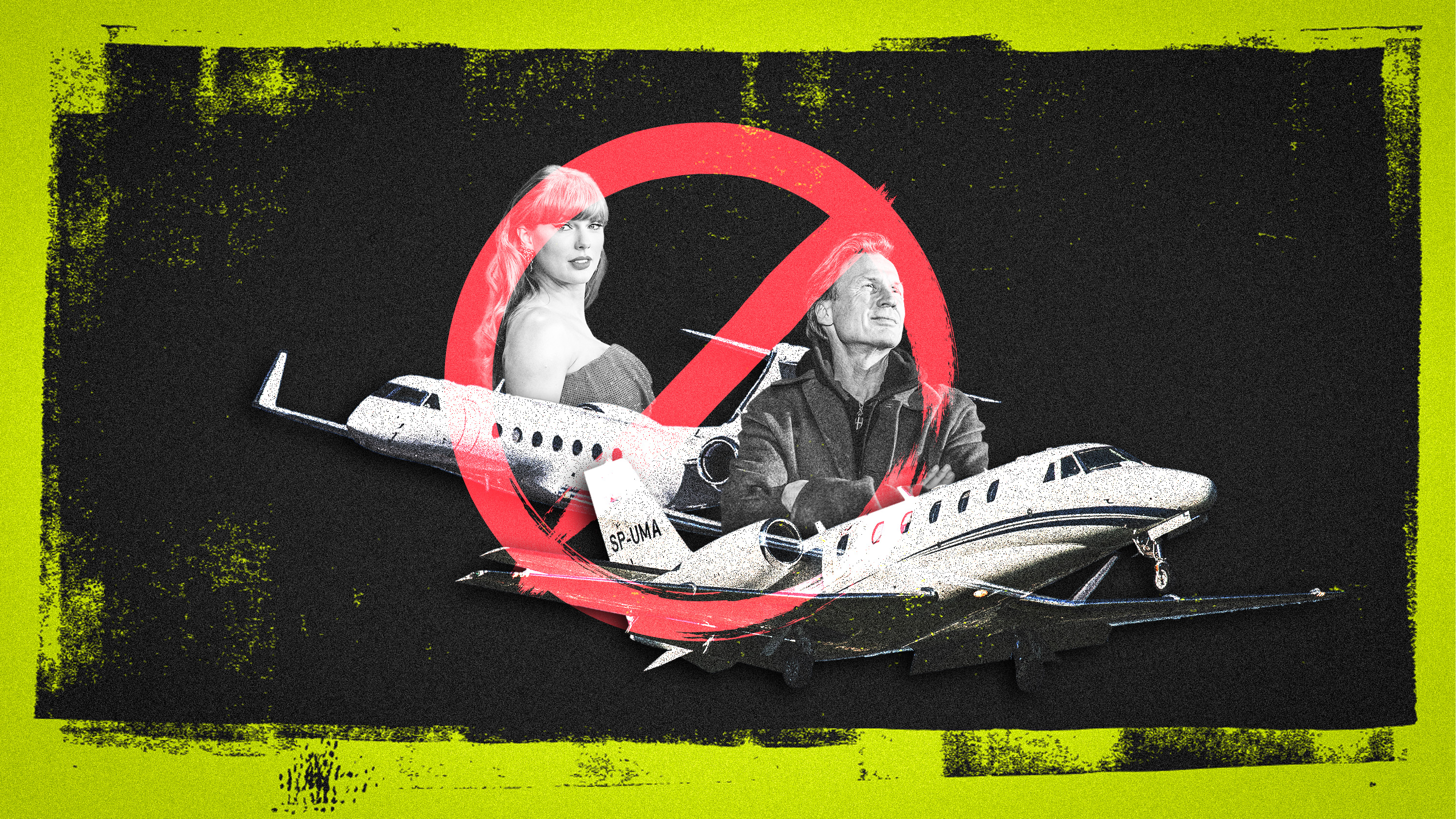 Petter Stordalen och Taylor Swift är några av de utrarika som flyger privatjet.