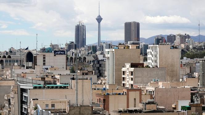 Irans huvudstad Teheran, april 2026.