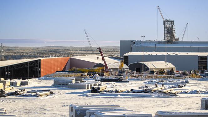 Stegra har sedan en tid jagat pengar för att finansiera ett stålverk i Norra Svartbyn, Boden. Arkivbild