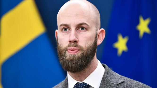 Minister för civilt försvar Carl-Oskar Bohlin (M). Arkivbild.