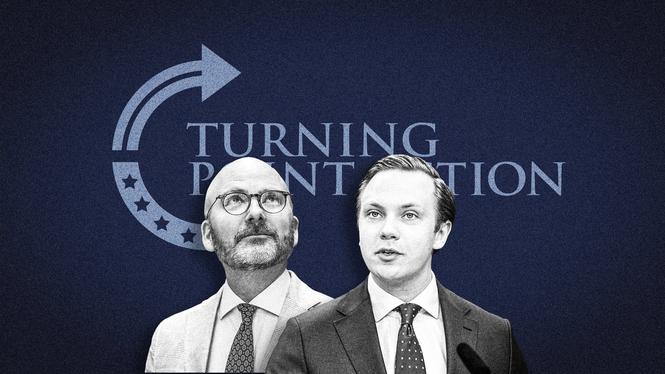 SD-topparna Charlie Weimers och Tobias Andersson.