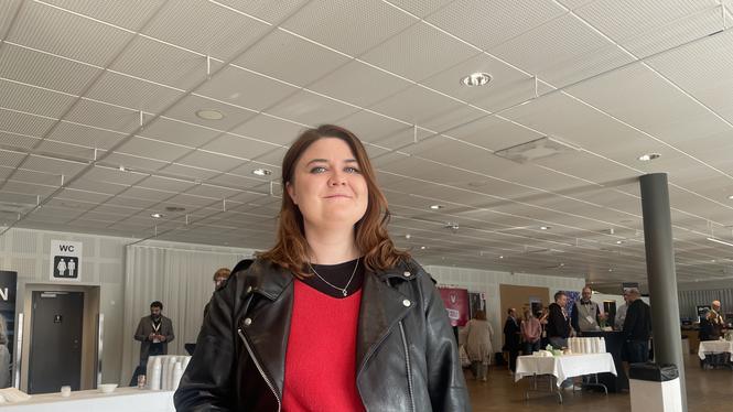 My Kårlycke, förbundsordförande i Ung Vänster. 