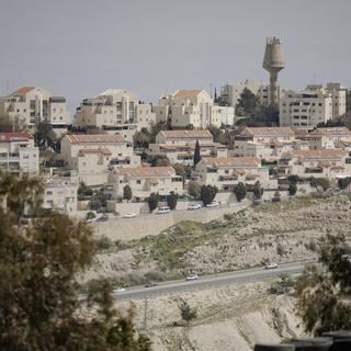 Bosättningen Maale Adumim i ockuperande 