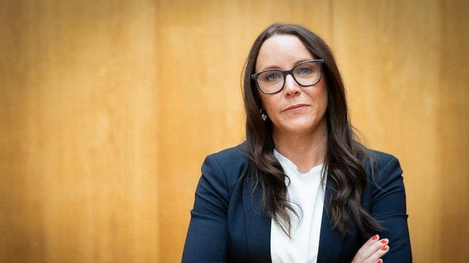 Marie Brynolfsson, gruppledare för Vänsterpartiet i Göteborg.