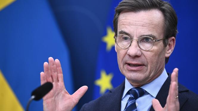 Statsminister Ulf Kristersson. Arkivbild.